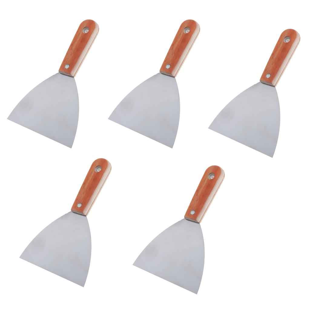 Steel Pro Wallpaper Paint Scraper Set Window Glass Filling Putty Knife 5inch