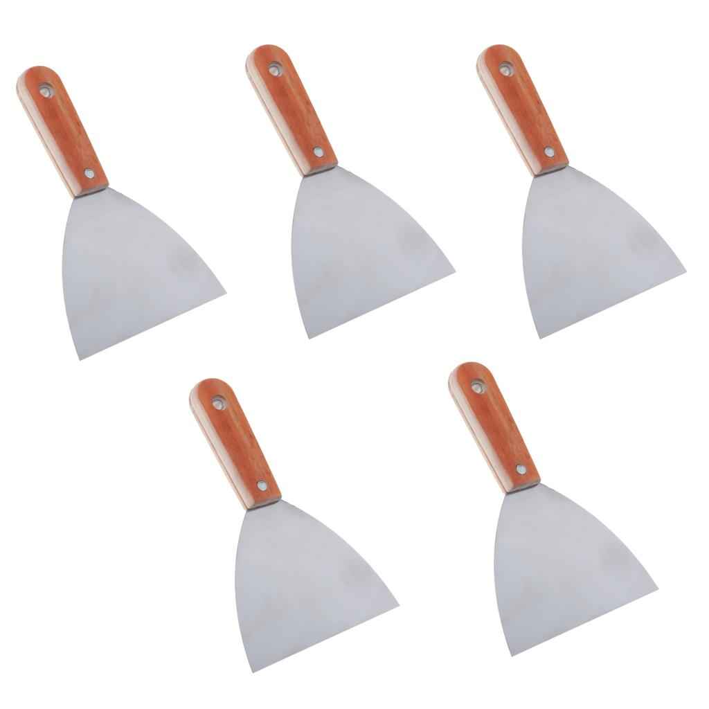 Steel Pro Wallpaper Paint Scraper Set Window Glass Filling Putty Knife 5inch
