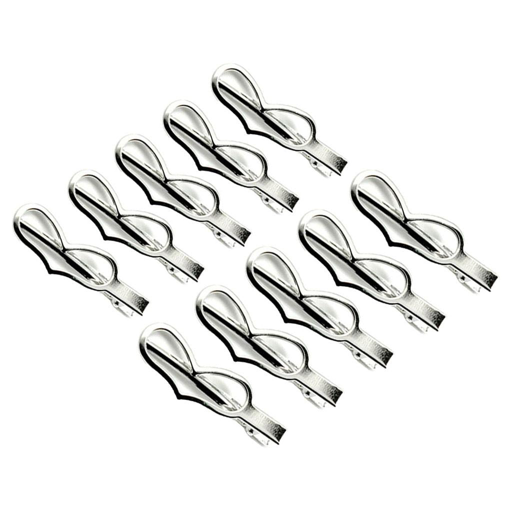 4x10Piece Alligator Hair Clip Single Prong Hair Clip DIY Headdress