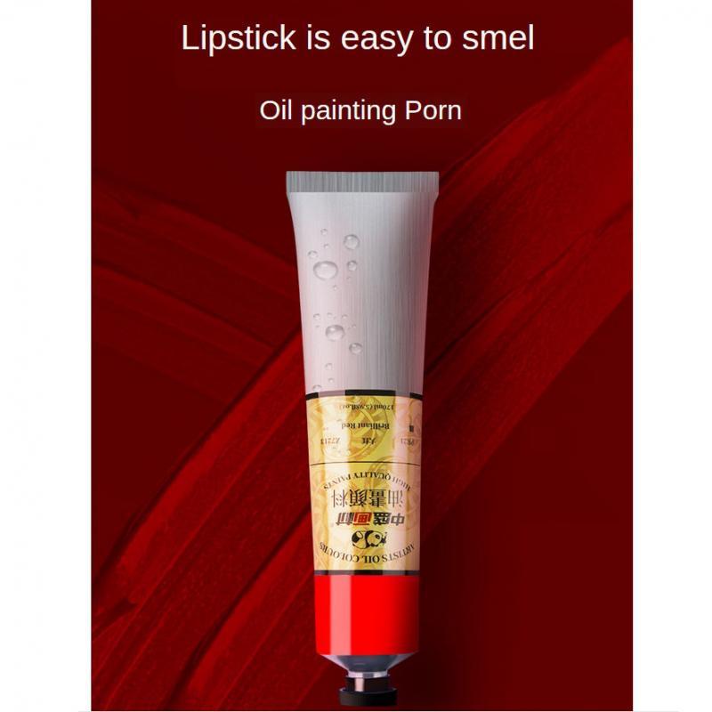 6x 1pc Oil Paint 50ml Tube Professional Children Drawing Black