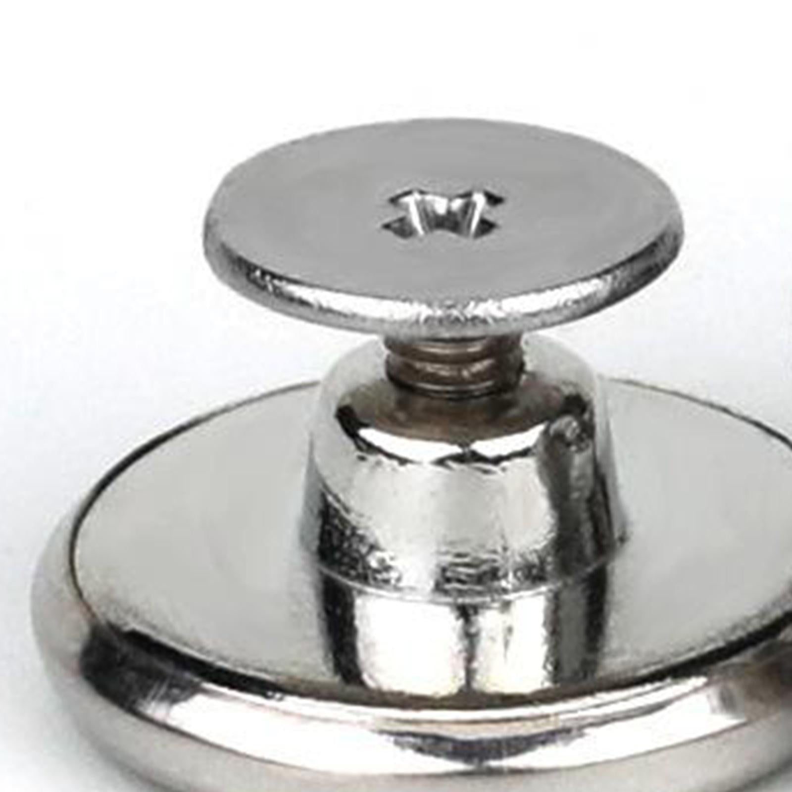 3x3PCS Detachable Jean Buttons Removable Reduce Waist Size for Cowboy Clothing Silver Star
