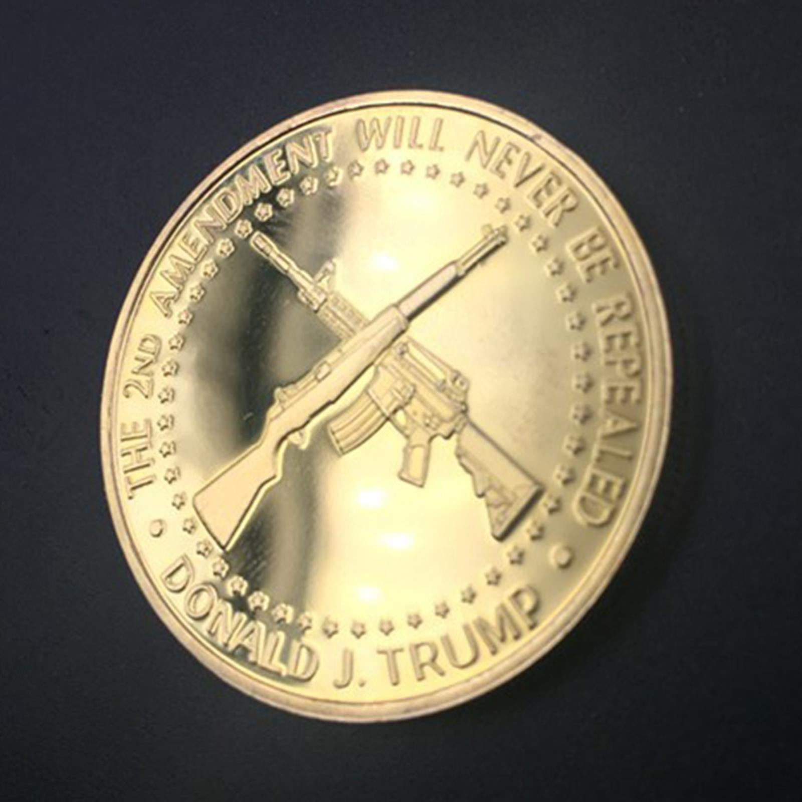 6xDonald Trump The 2ND Amendment Will Never be Repealed Commemorative Coin
