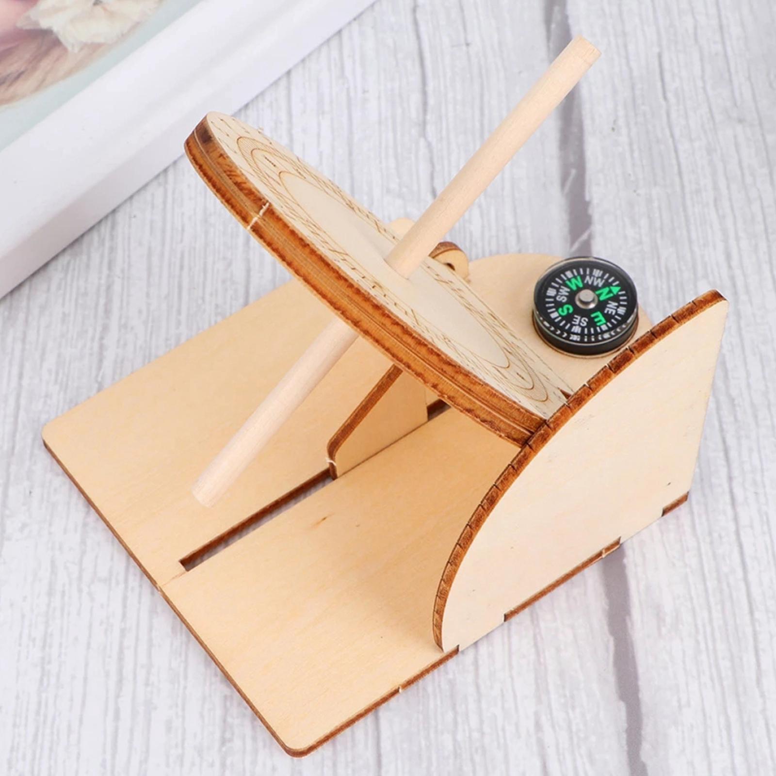 3xEquatorial Sundial Clock Toy Students Junior Teaching Aid Scientific Model