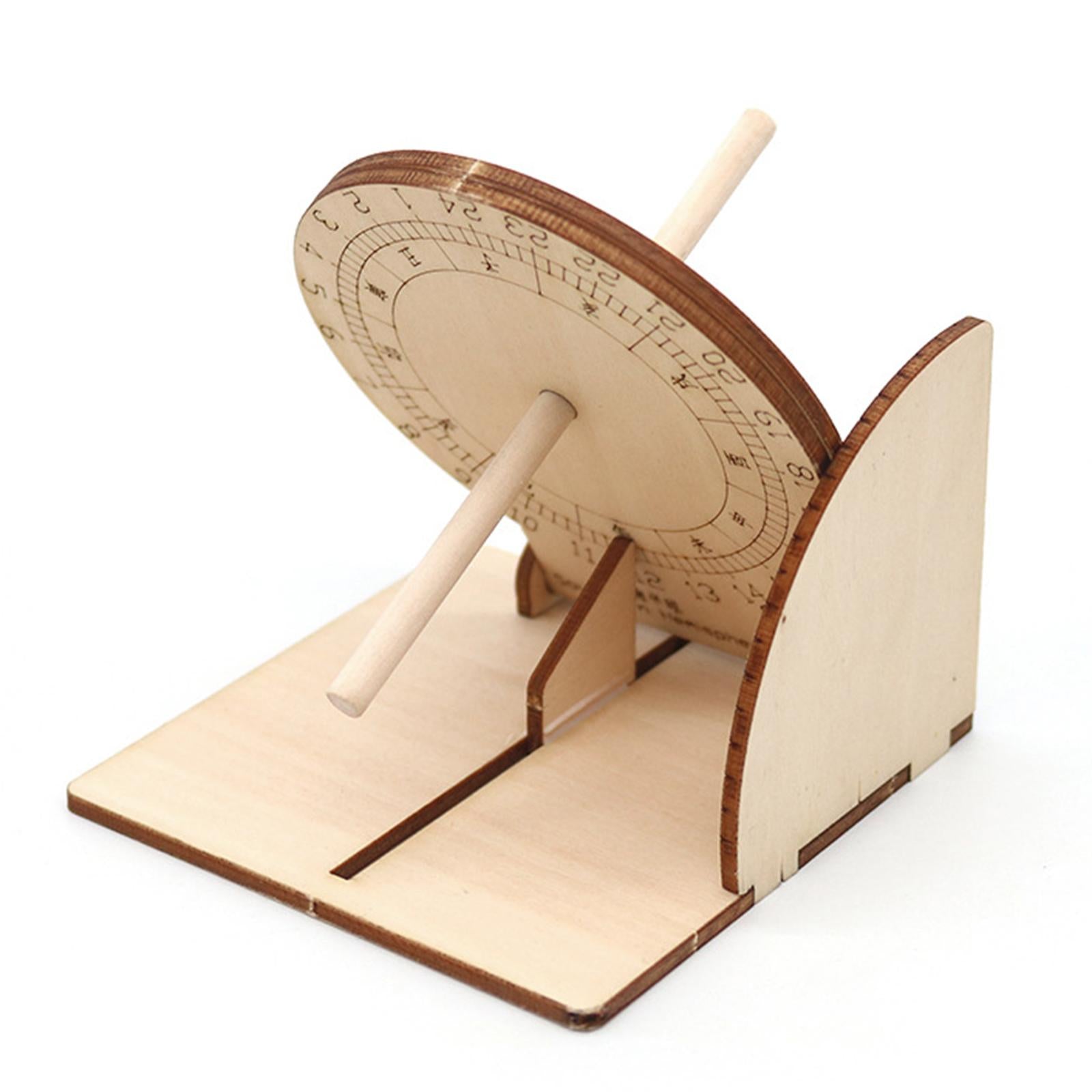 3xEquatorial Sundial Clock Toy Students Junior Teaching Aid Scientific Model