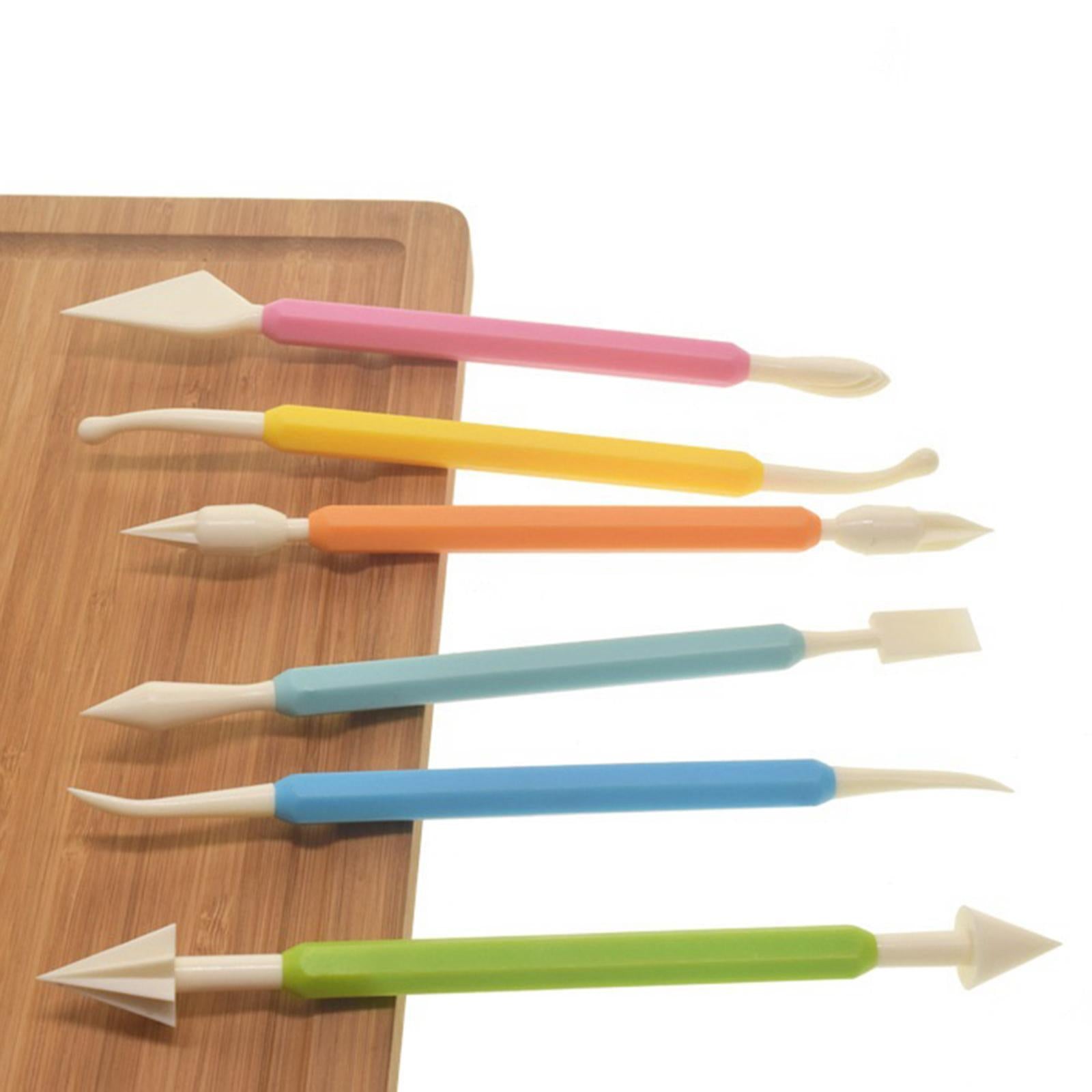 2x9Pack Plastic Clay Tools Ceramic Pottery Kit Shaping And Sculpting Assorted