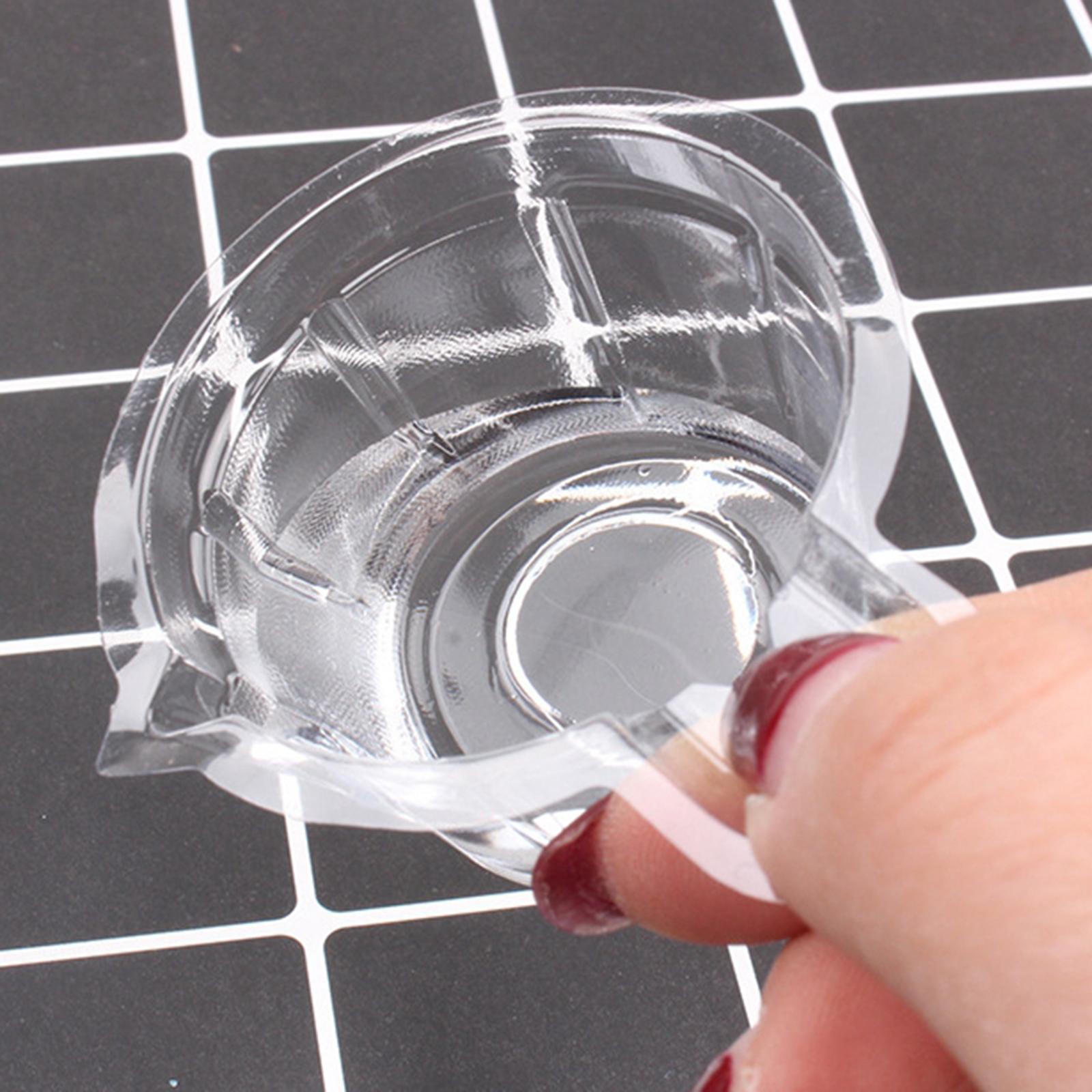 2x50x Plastic Mixing Cups Paint Pigment Mixing Pot Clear Disposable Ink Holder