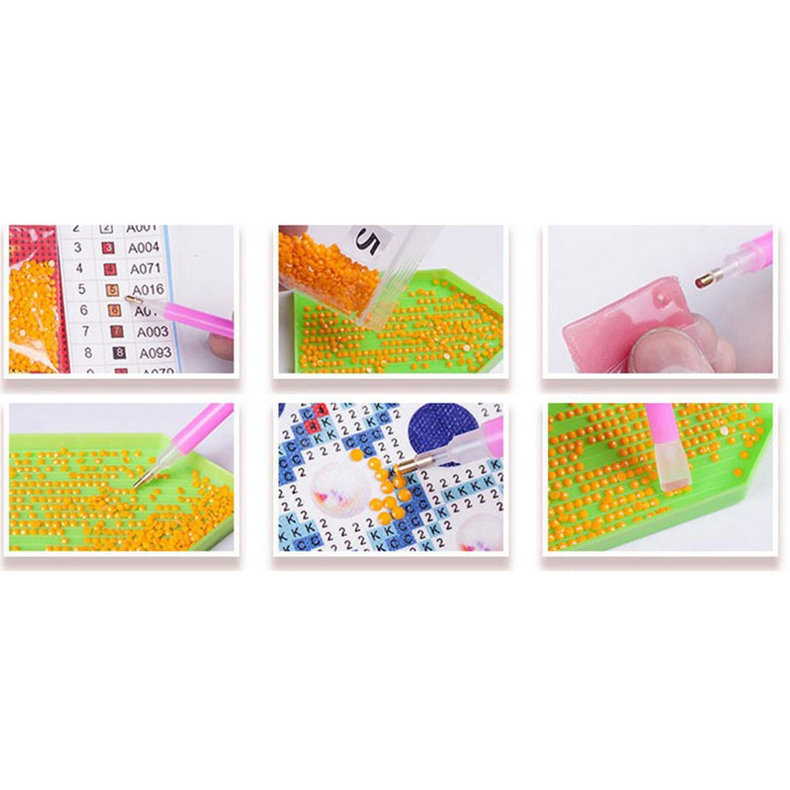 DIY Diamond Painting by Number Kit Full Drill Round Rhinestone Sunflower E