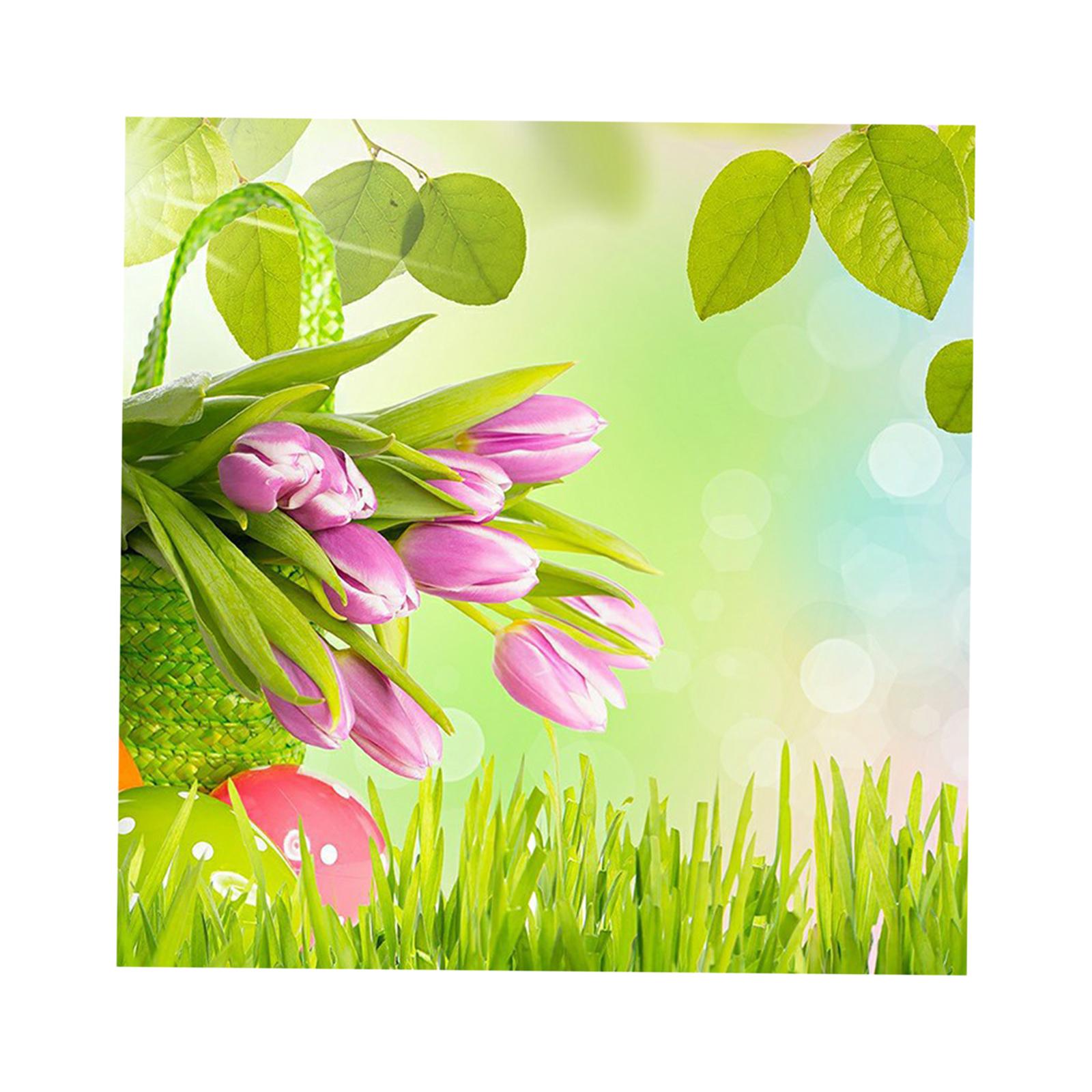 DIY Diamond Painting by Number Kit Full Drill Round Rhinestone Sunflower E