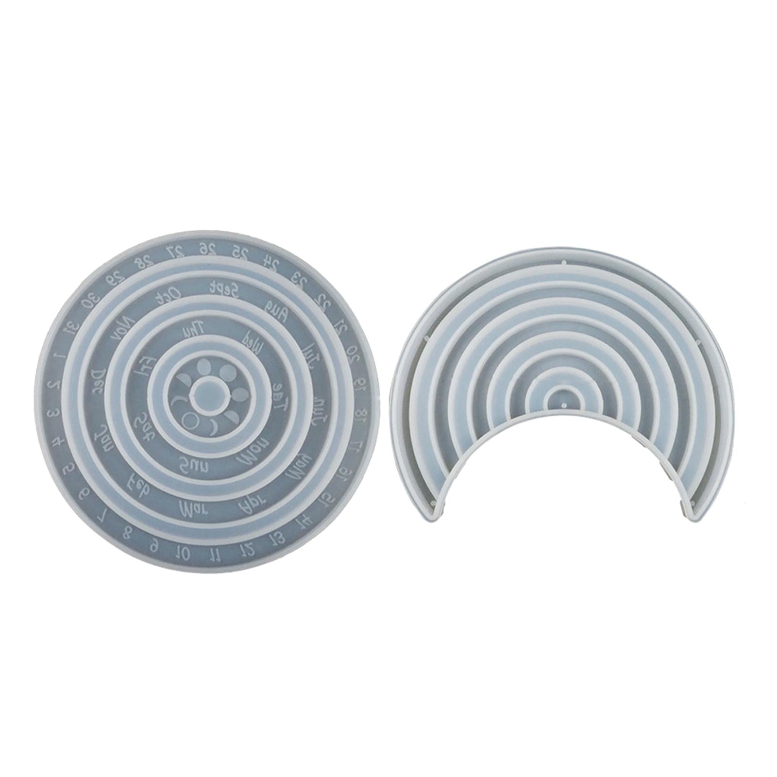 DIY Wall Perpetual Calendar Resin Casting Mold Silicone Mould for Home Decor