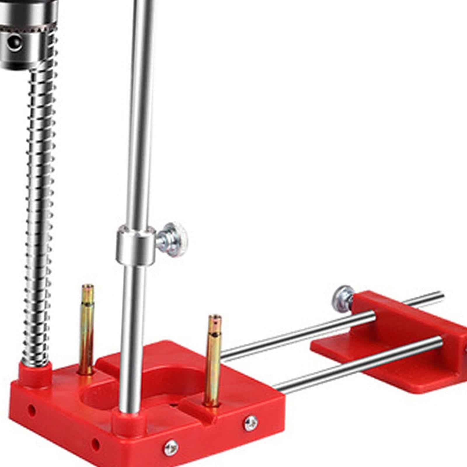 Woodworking Punch Locator Drill Guide Adjustable Drilling Template Red
