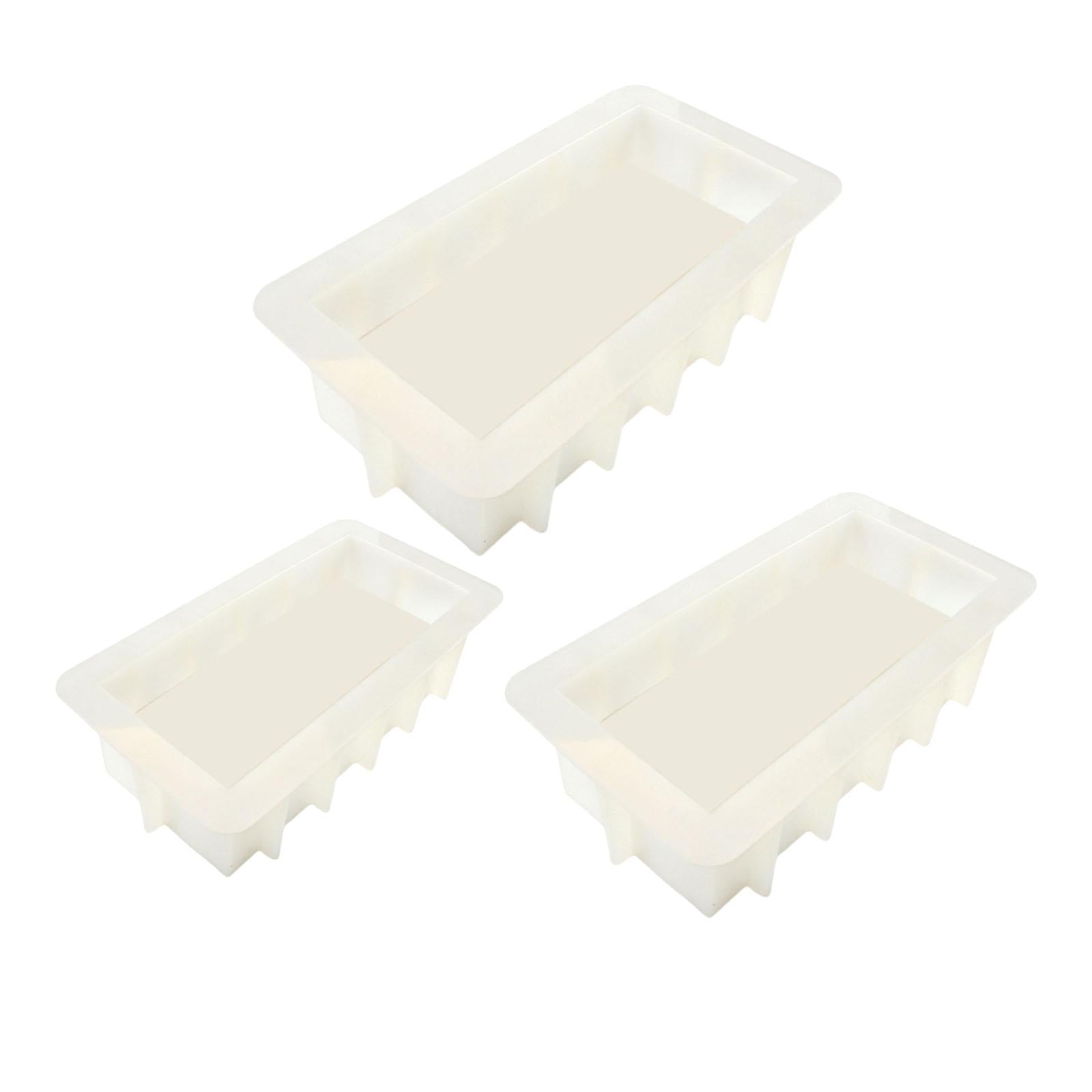 DIY Soap Mold Cake Mould Rectangle Handmade Jelly Making Mold 242x127x67mm