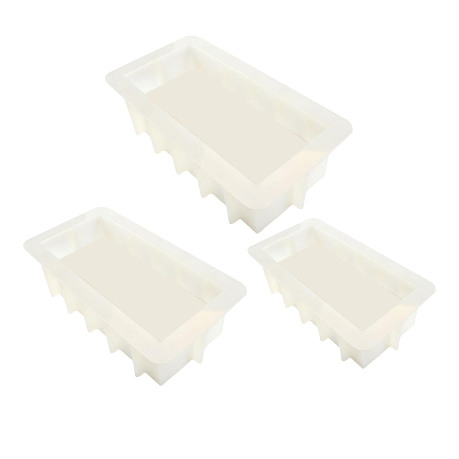 DIY Soap Mold Cake Mould Rectangle Handmade Jelly Making Mold 242x127x67mm