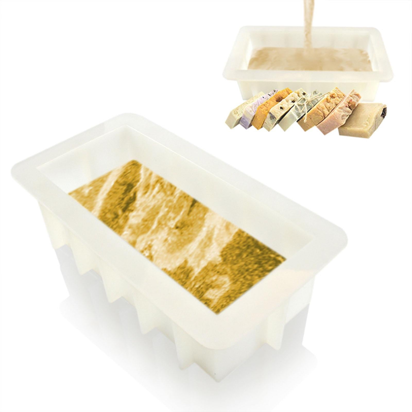 DIY Soap Mold Cake Mould Rectangle Handmade Jelly Making Mold 241x128x65.5mm