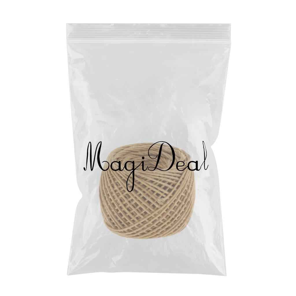 200ft Premium Candle Wick Natural with Beeswax Coating Organic Craft Rope