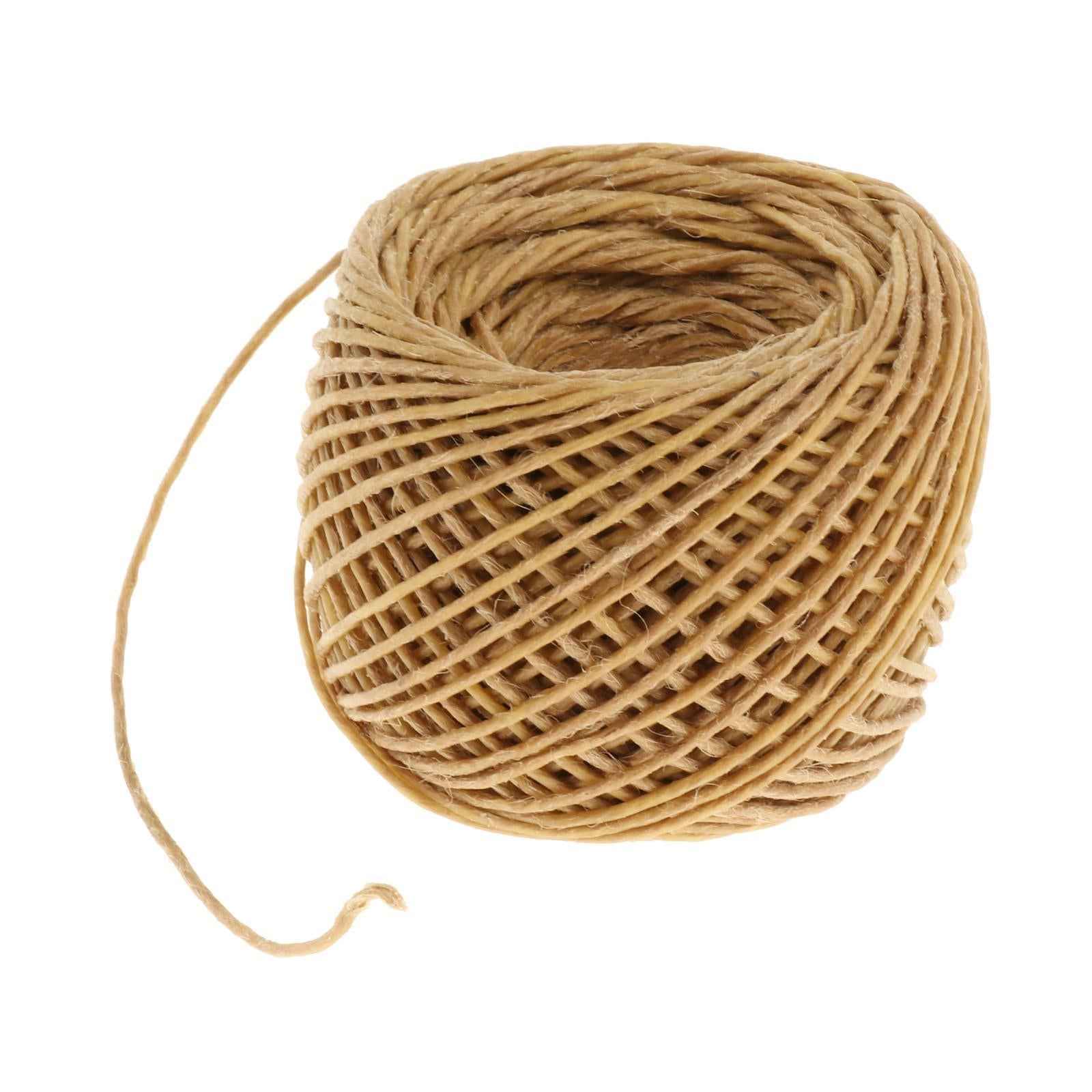 200ft Premium Candle Wick Natural with Beeswax Coating Organic Craft Rope