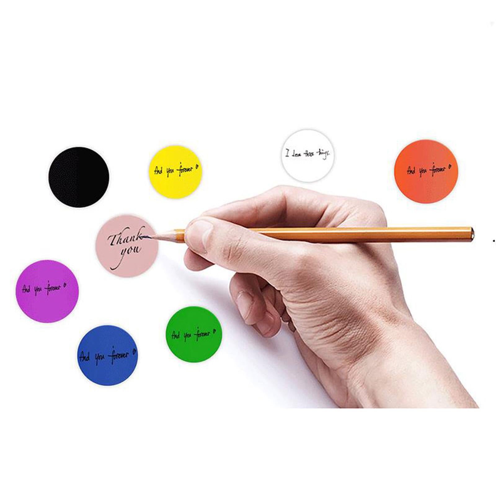 3x25mm Round Multi Color coded Inventory Dots Roll of 500 Labels Stickers