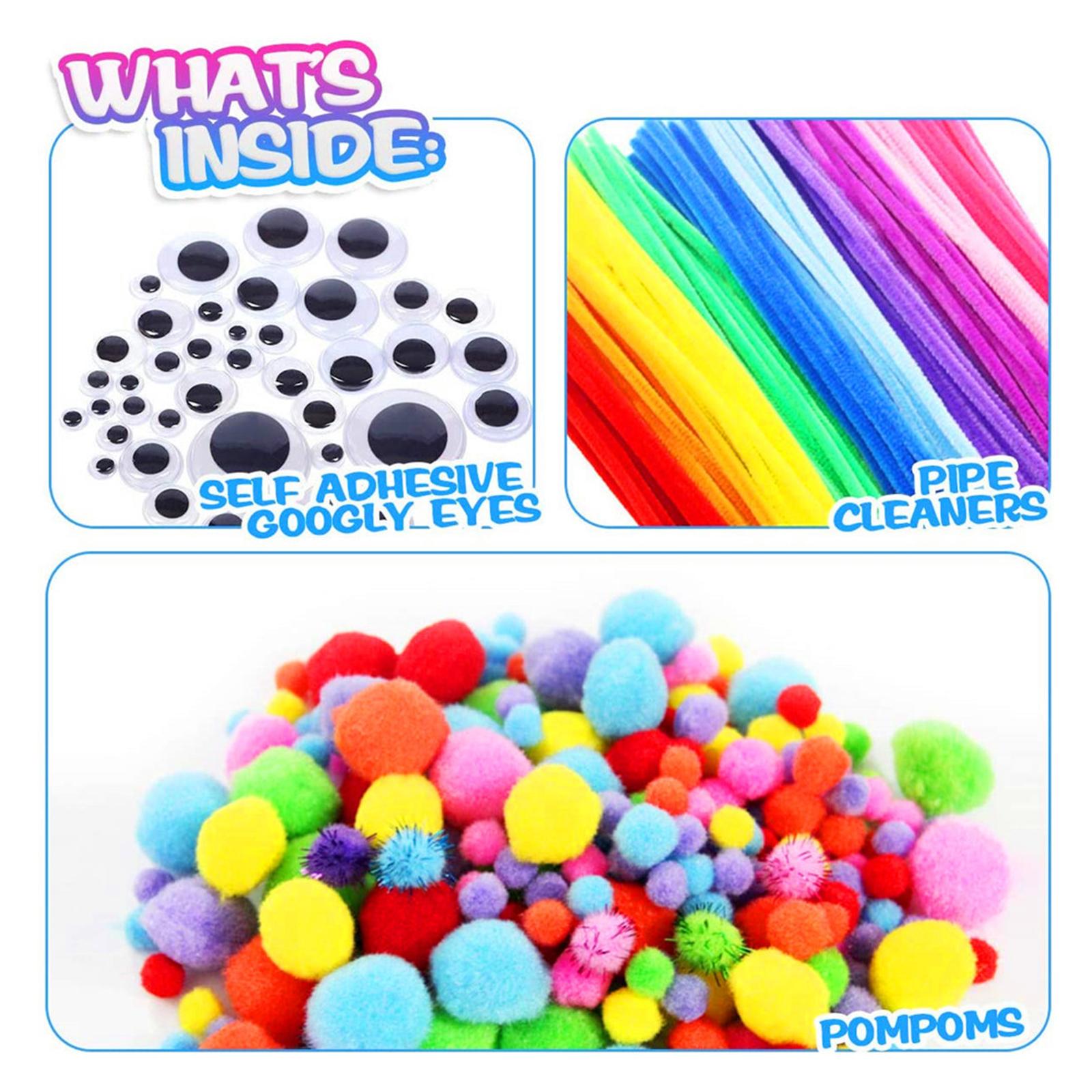 All in One Kids Arts & Crafts Supplies Kit DIY Crafting Collage Material Set