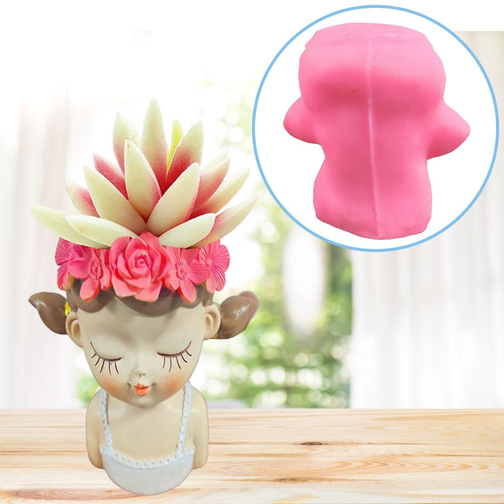 DIY Epoxy Silicone Mold Resin Casting Mould Flowerpot Craft 115x83x108mm