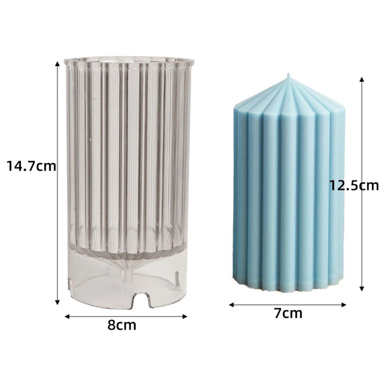 Column Shape Candle Mold Soap Making Irregular Geometry DIY Cylindrical S
