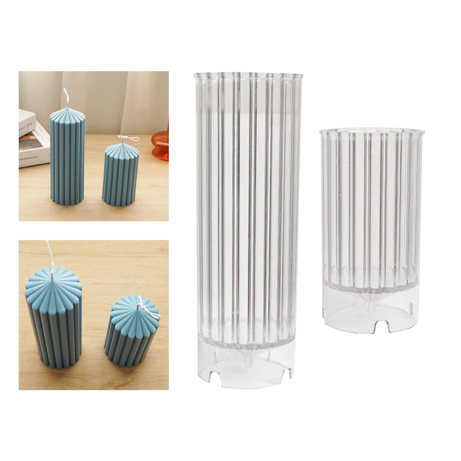 Column Shape Candle Mold Soap Making Irregular Geometry DIY Cylindrical S