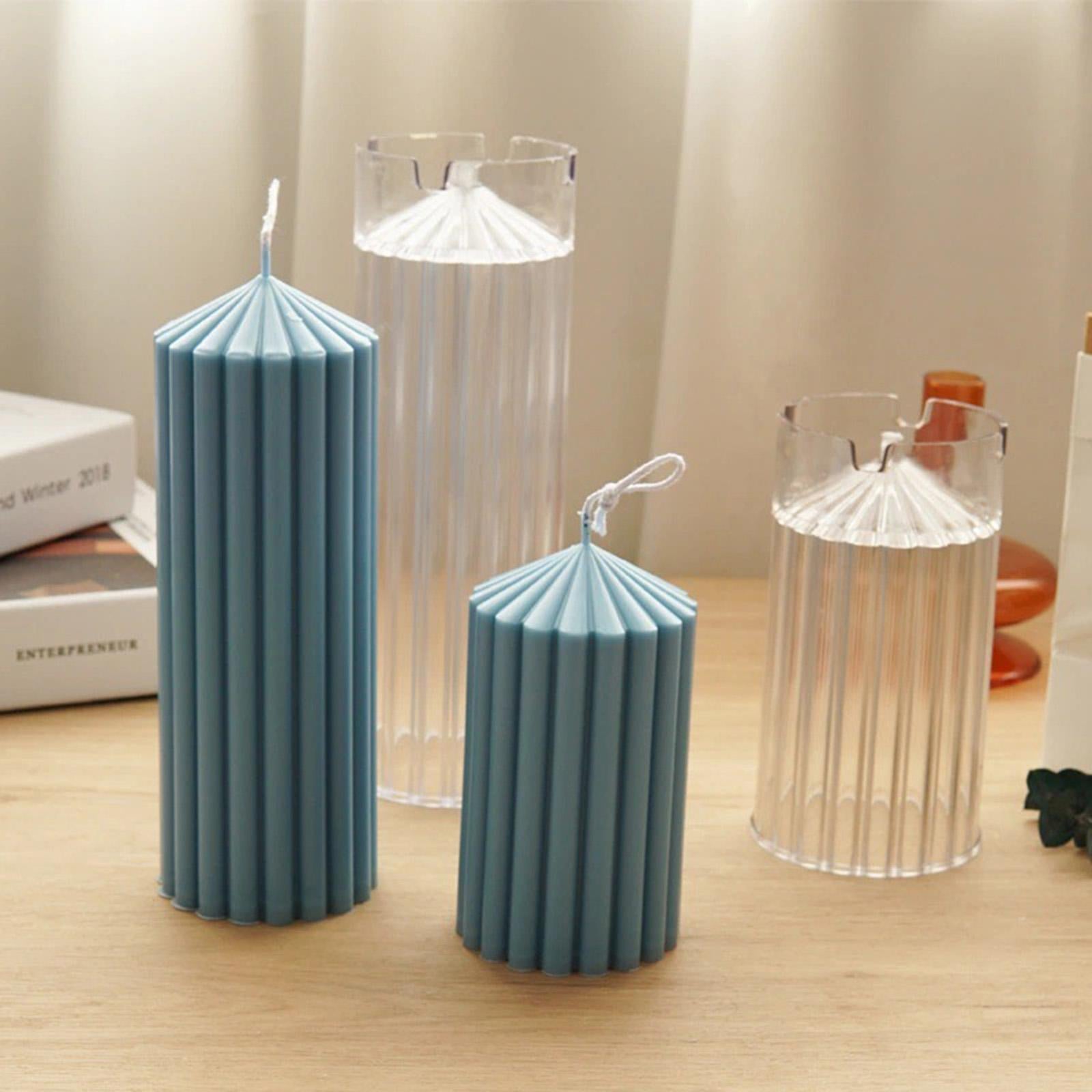 Column Shape Candle Mold Soap Making Irregular Geometry DIY Cylindrical S