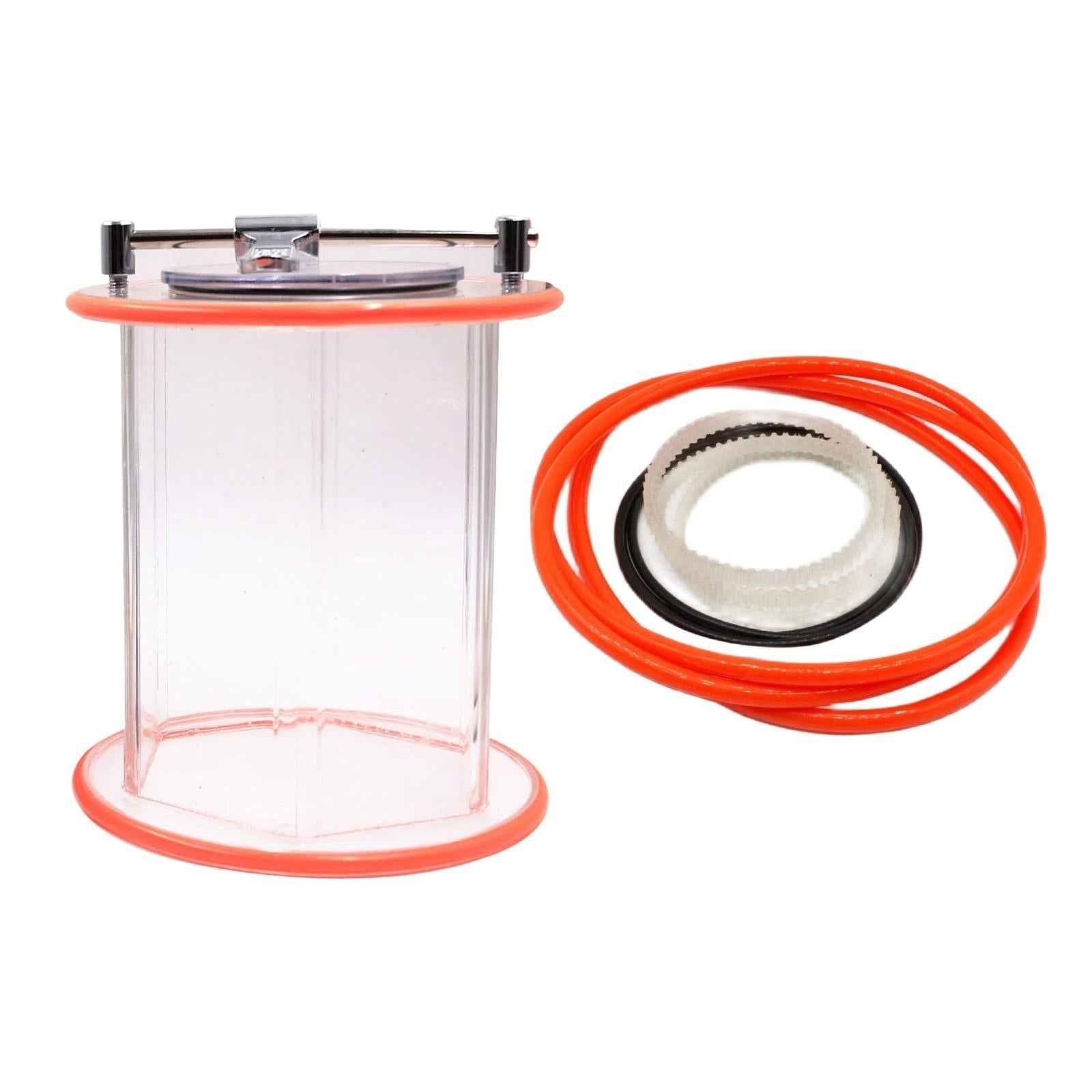 12x Rubber Chain Replacement Dentate Timing Bels Jewelry Rotary Tumbler