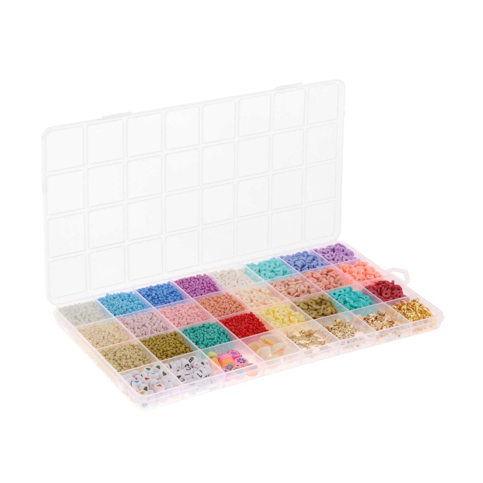 Chips Stone Beads Kit, Tweezer Coils for Necklace Rings Making Bracelets