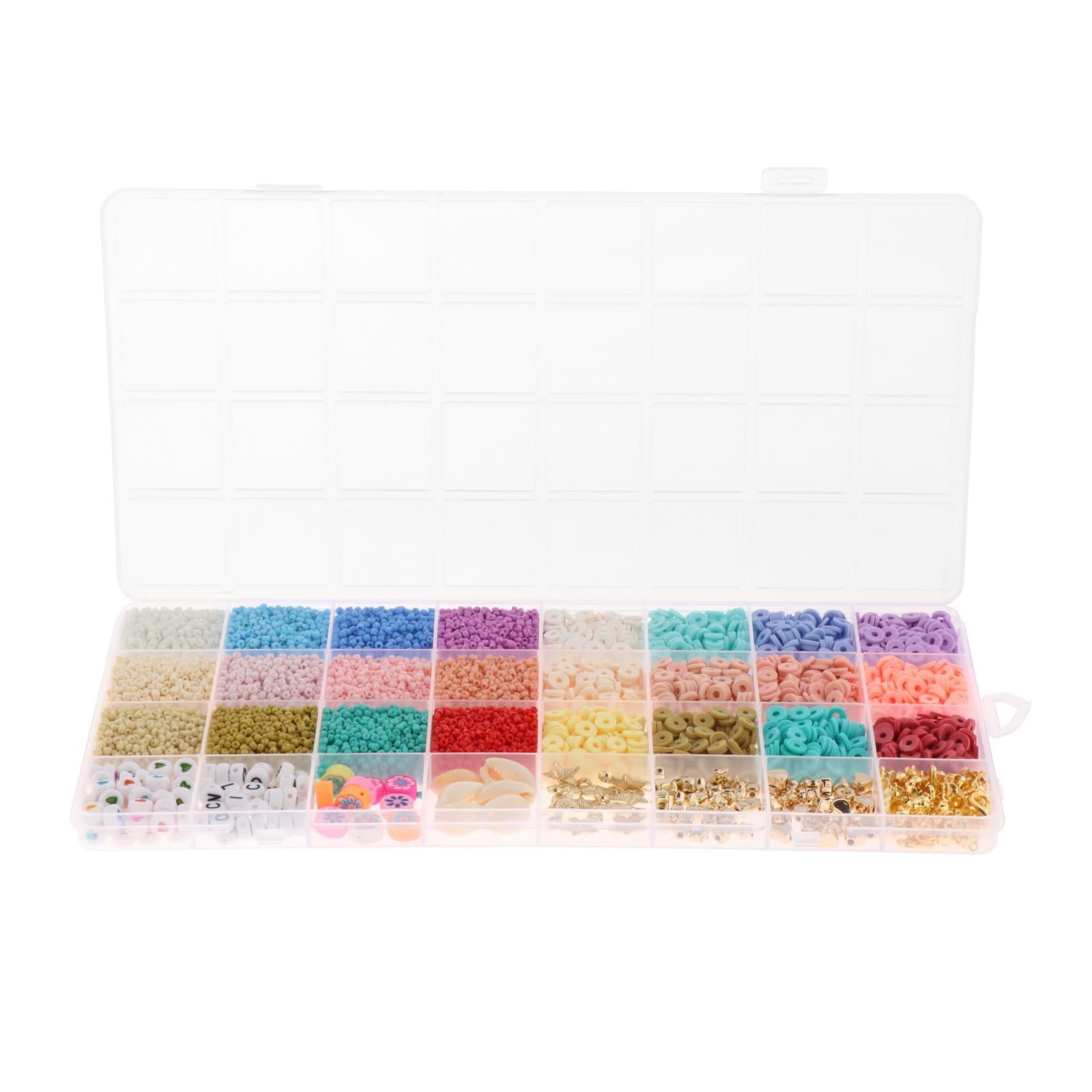 Chips Stone Beads Kit, Tweezer Coils for Necklace Rings Making Bracelets