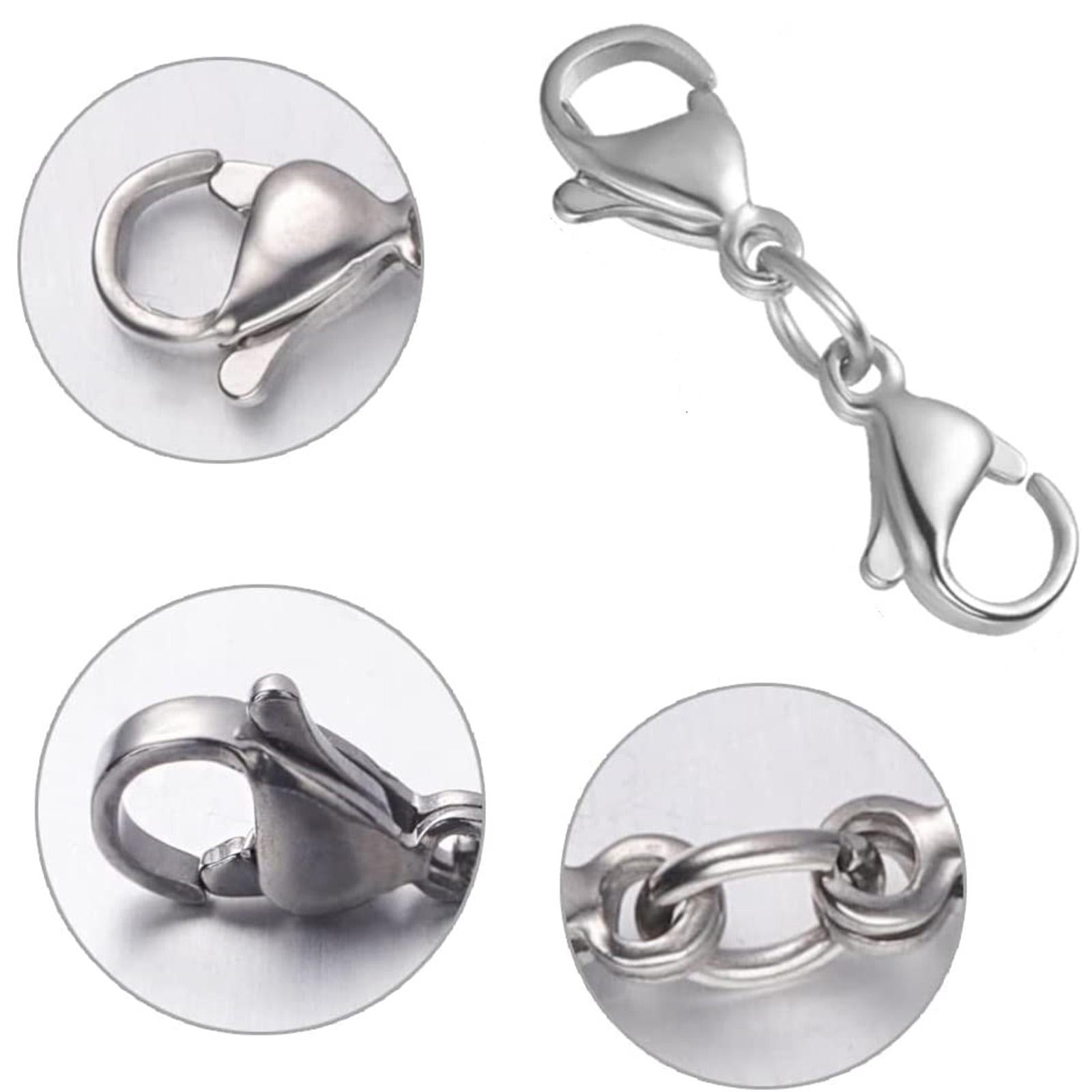 8x Alloy Lobster Clasps Claw Jewelry Making for Keyring Necklace 23mm