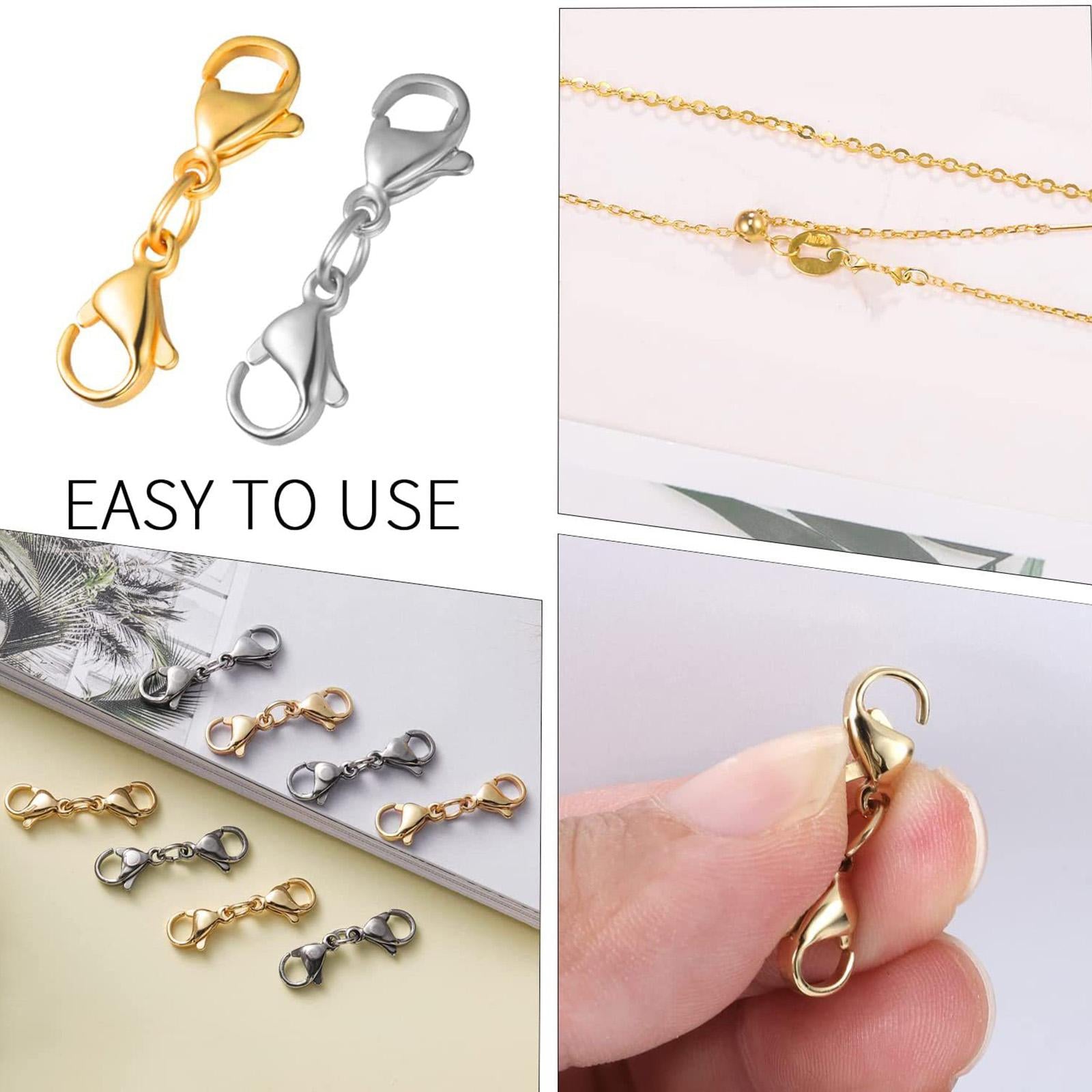 8x Alloy Lobster Clasps Claw Jewelry Making for Keyring Necklace 23mm