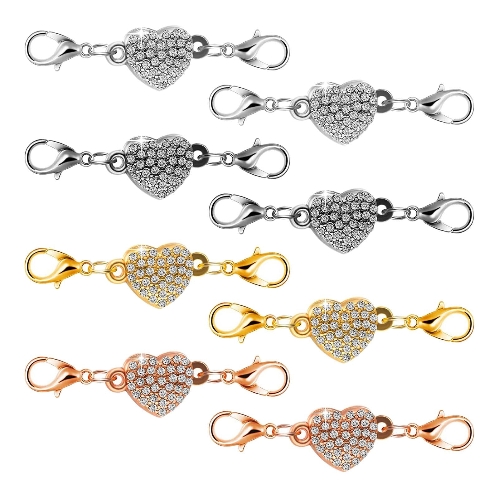 8x Alloy Lobster Clasps Claw Jewelry Making for Keyring Necklace 41x11mm