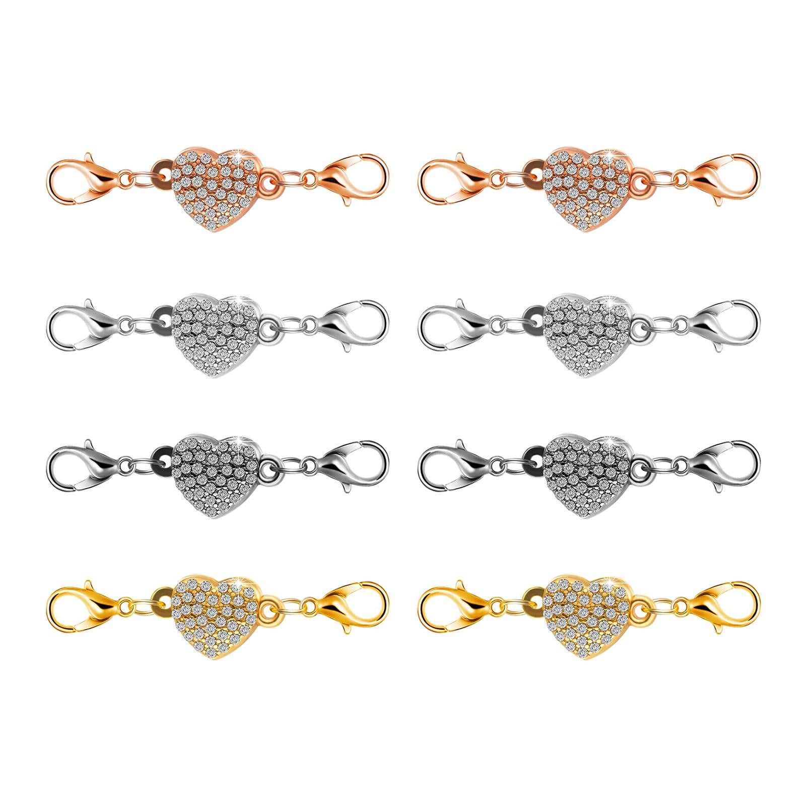 8x Alloy Lobster Clasps Claw Jewelry Making for Keyring Necklace 41x11mm