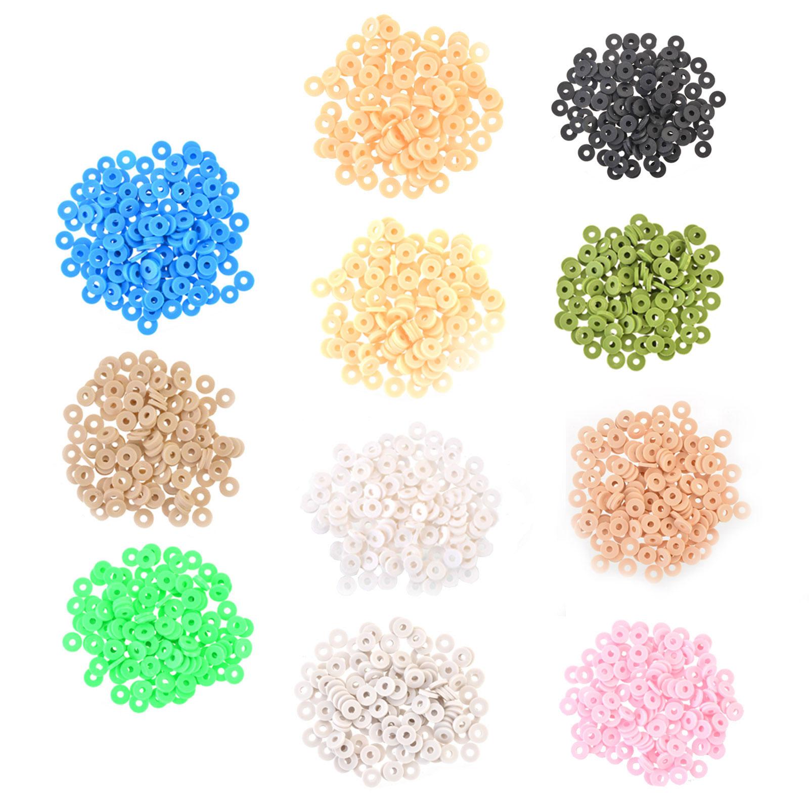 Clay Beads Jewelry Making Kit Necklace Multicolor Scissors Organizer Box