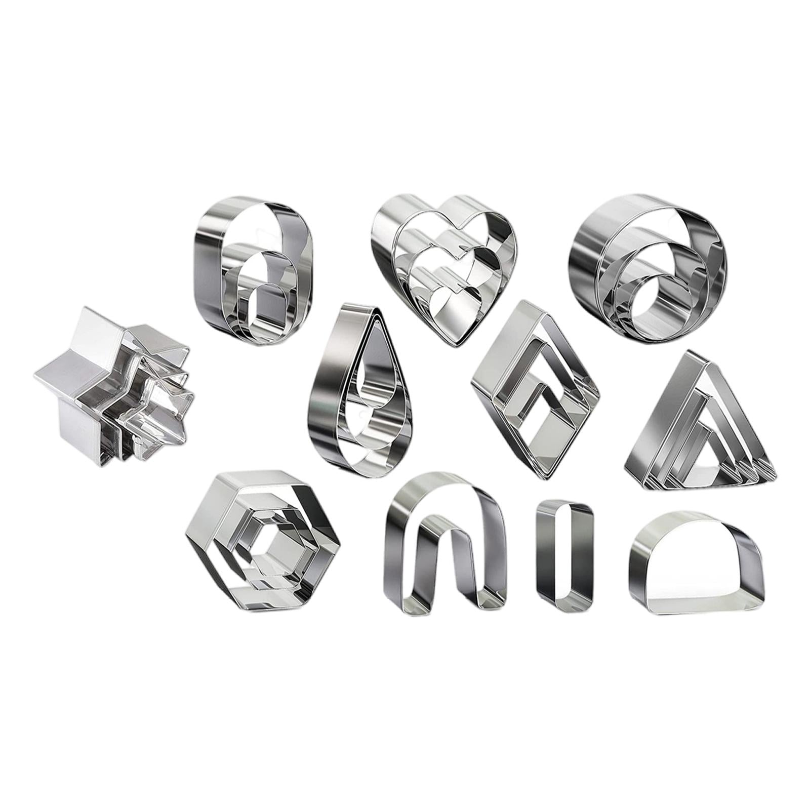 Clay Earring Cutters with Earring Cards and Hooks for Designer 127 Piece Set