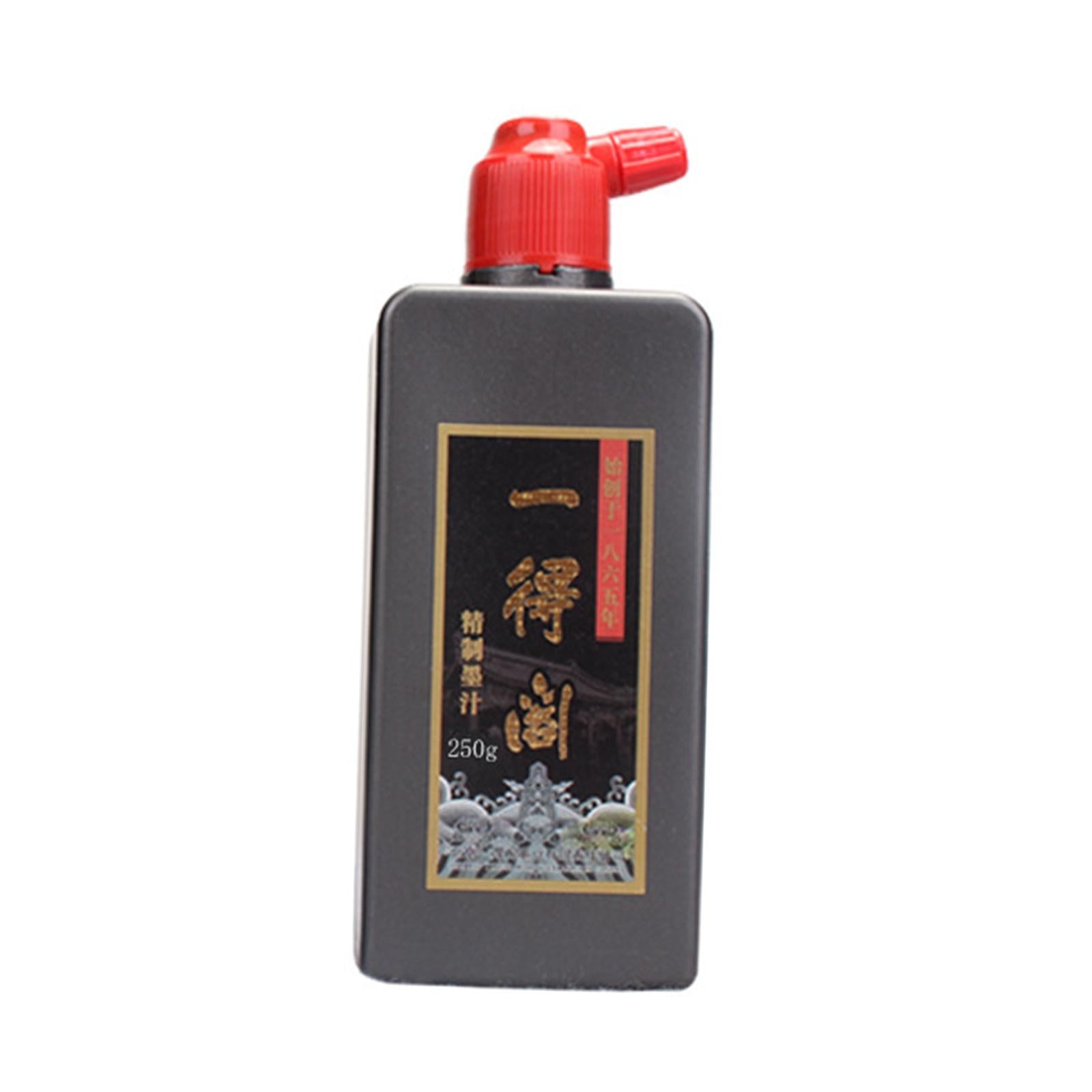 Black Calligraphy Ink Japanese Calligraphy Practice Writing Liquid Sumi Ink 250g