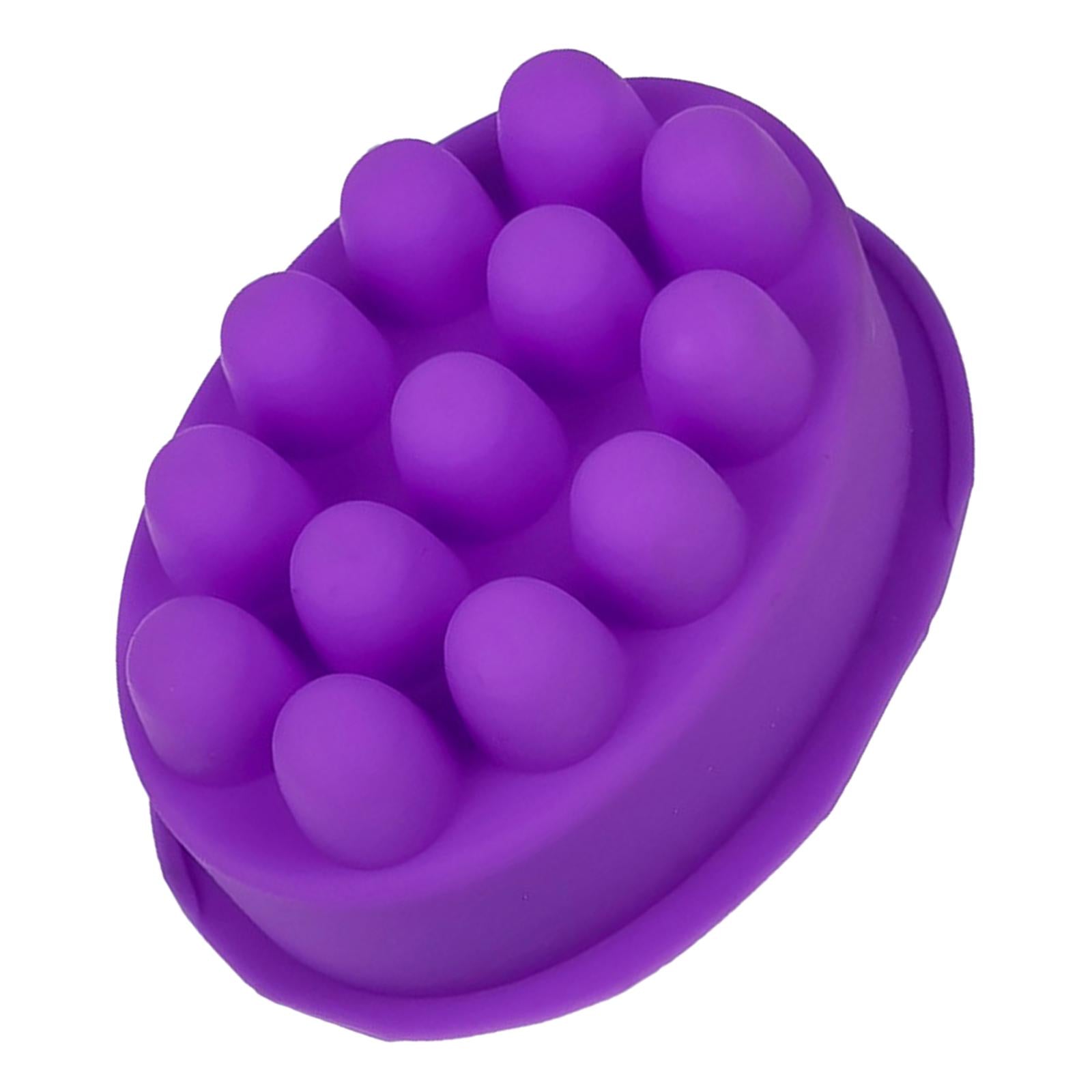3xSilicone Massage Soap Mold Mould for DIY Craft Polymer Clay Candle Making