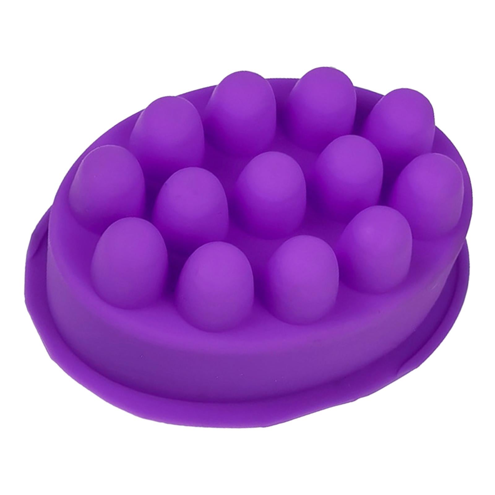 4xSilicone Massage Soap Mold Mould for DIY Craft Polymer Clay Candle Making