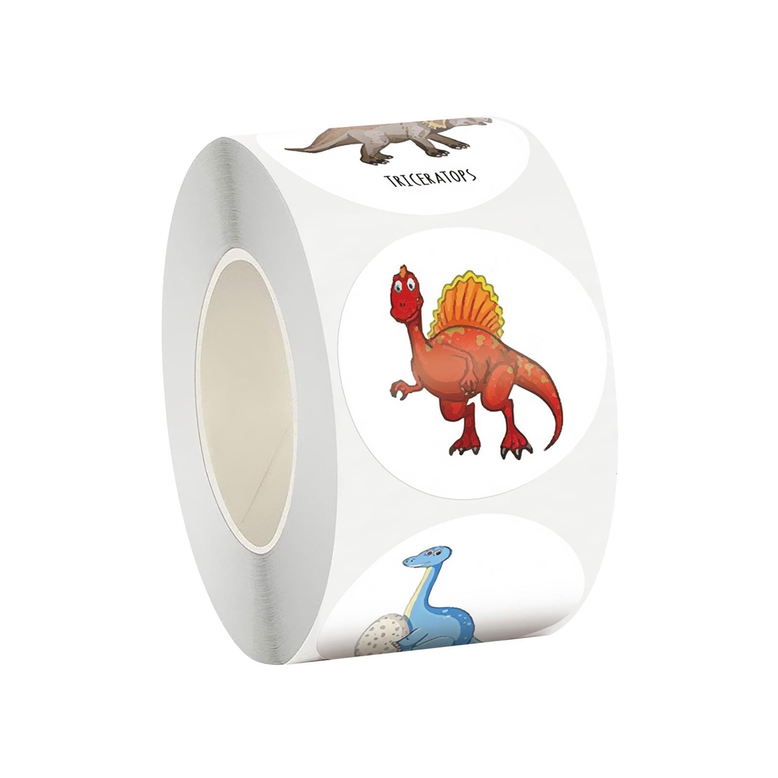 4x500PCS Round Stickers Self Adhesive Tag Envelope Children 2.5cm