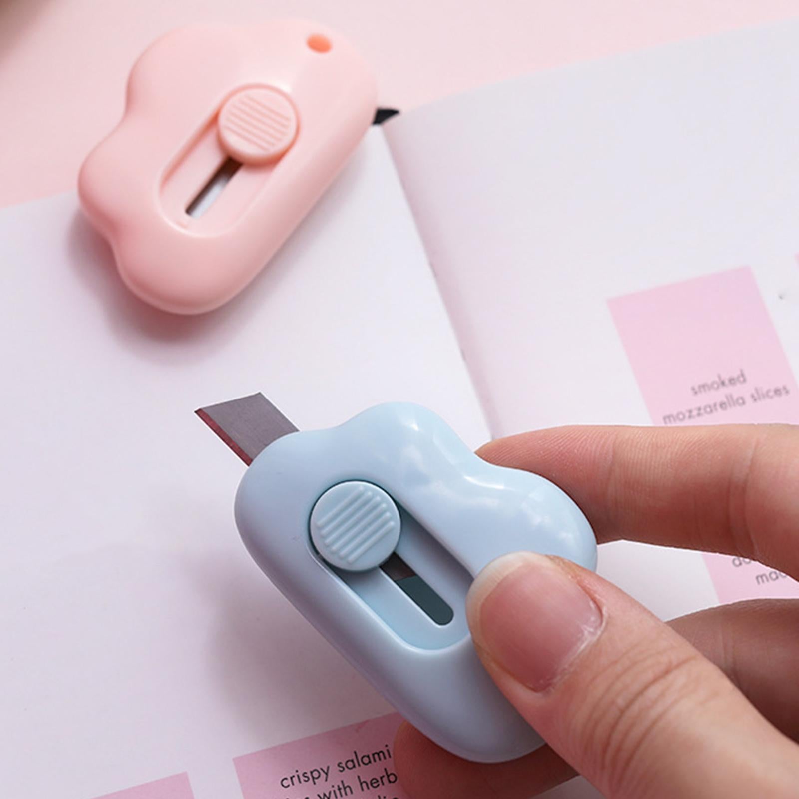 4xPortable Paper Envelope Cutter Letter Opener for Craft Boxboard Wrapping Pink