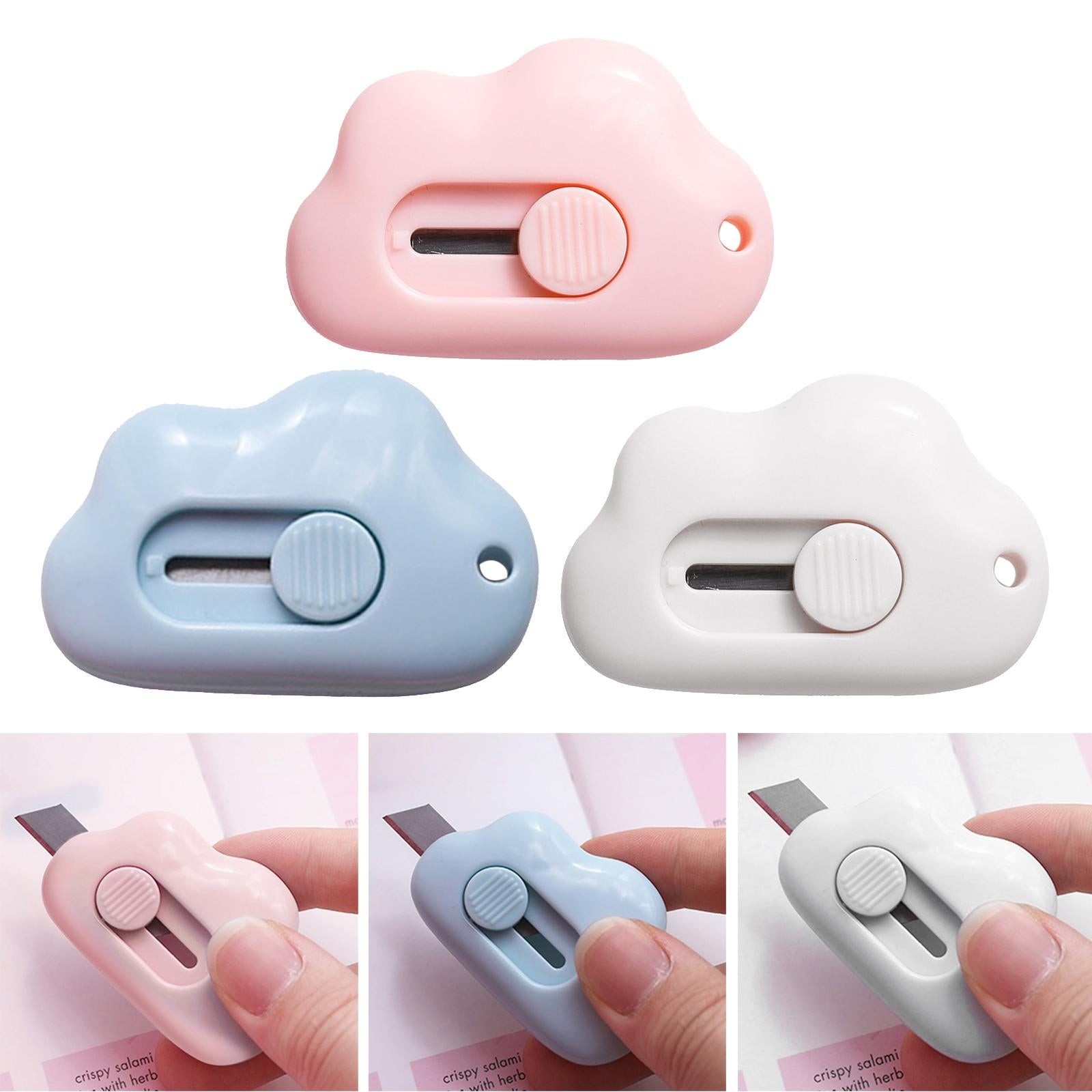 2xPortable Paper Envelope Cutter Letter Opener for Craft Boxboard Wrapping Pink