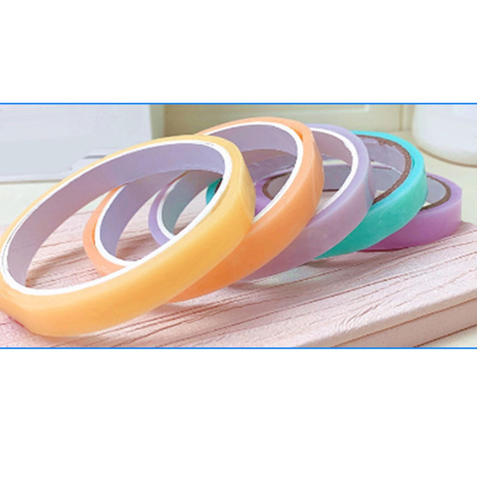 2xSticky Ball Rolling Tape Decorative Funny for Children Adults Birthday Gift Blue