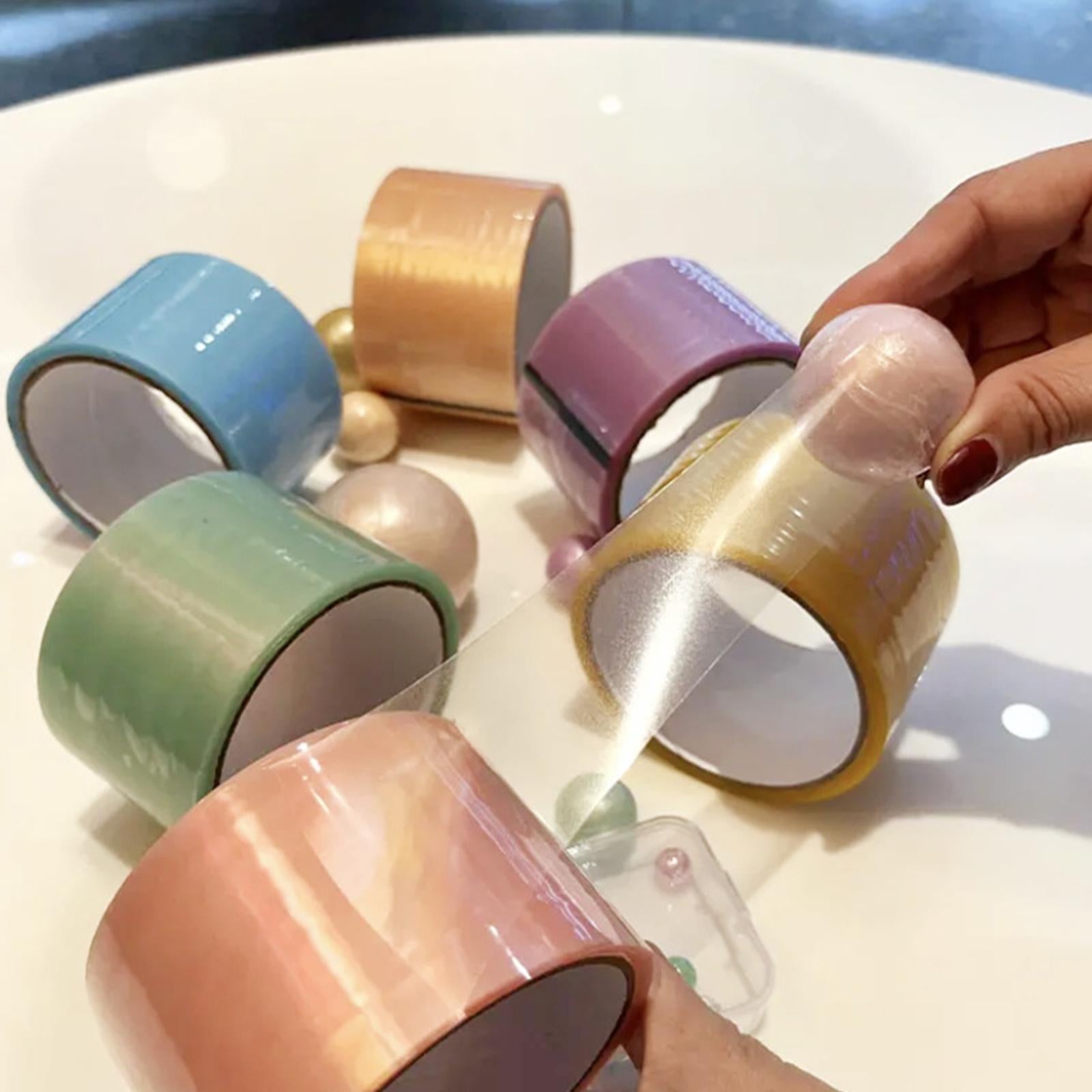 3xSticky Ball Rolling Tapes Handmade Educational Toys for Children Decor Pink