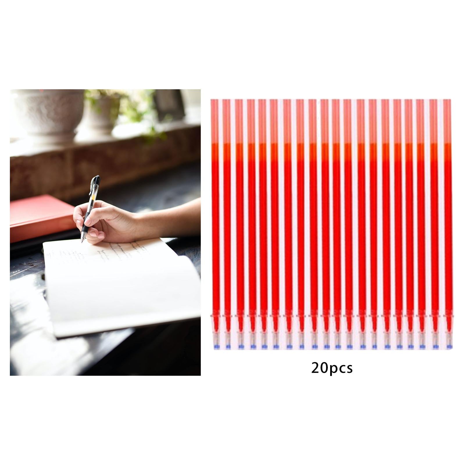3x20x Erasable Pen Refills Fine Point 0.5mm Portable for Marking Office Home