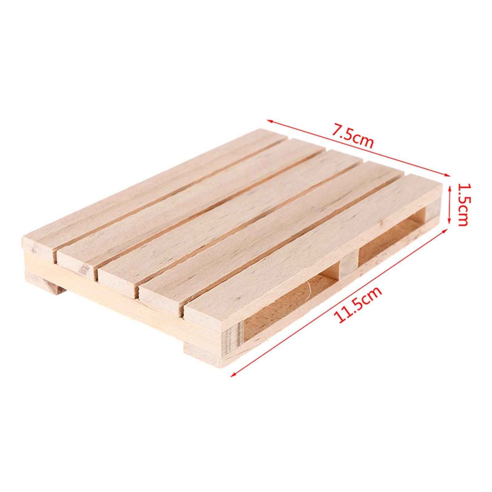 Wood Pallet Beverage Coaster Cup Mat Reusable Wooden Coaster for Countertop