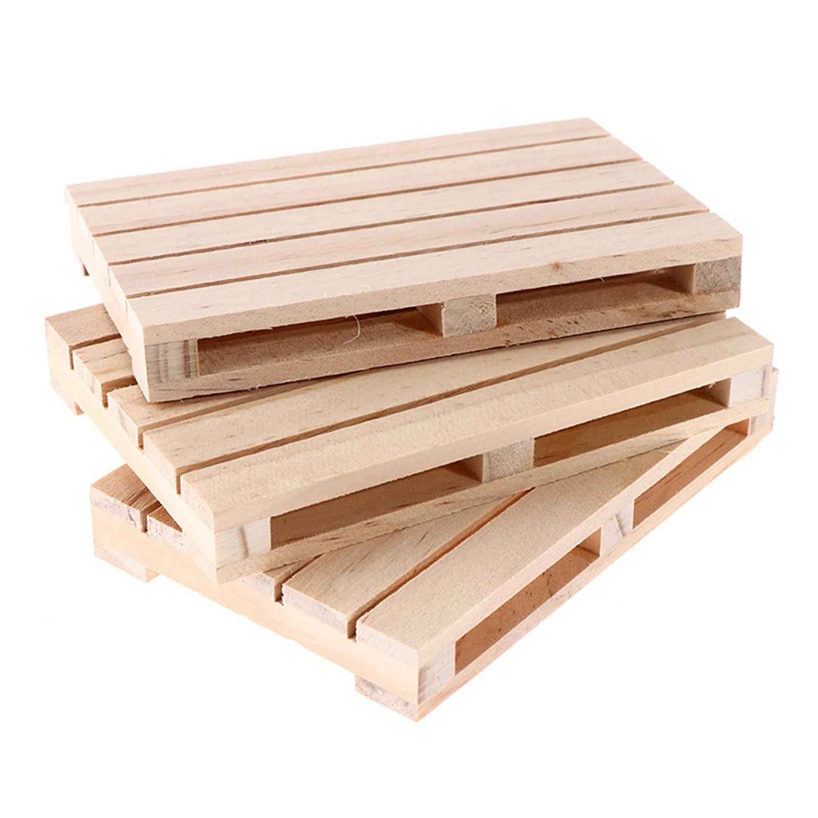 Wood Pallet Beverage Coaster Cup Mat Reusable Wooden Coaster for Countertop