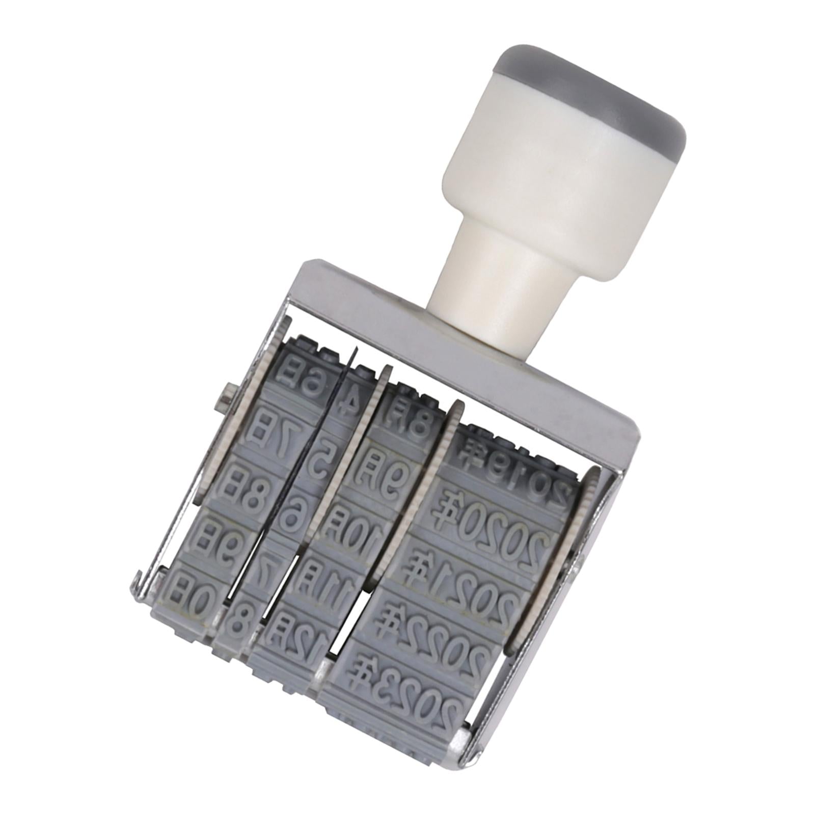 4x8 digits Roller Stamp Fittings Business Stamp for DIY Craft Card Making
