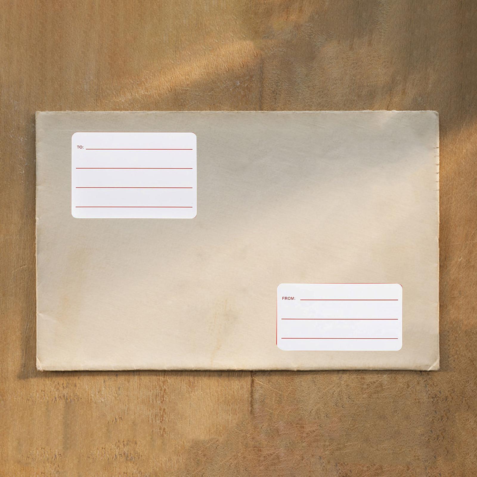 4xto/from Address Mailing Labels to/from Address Tags Sticker Envelope Mailbox