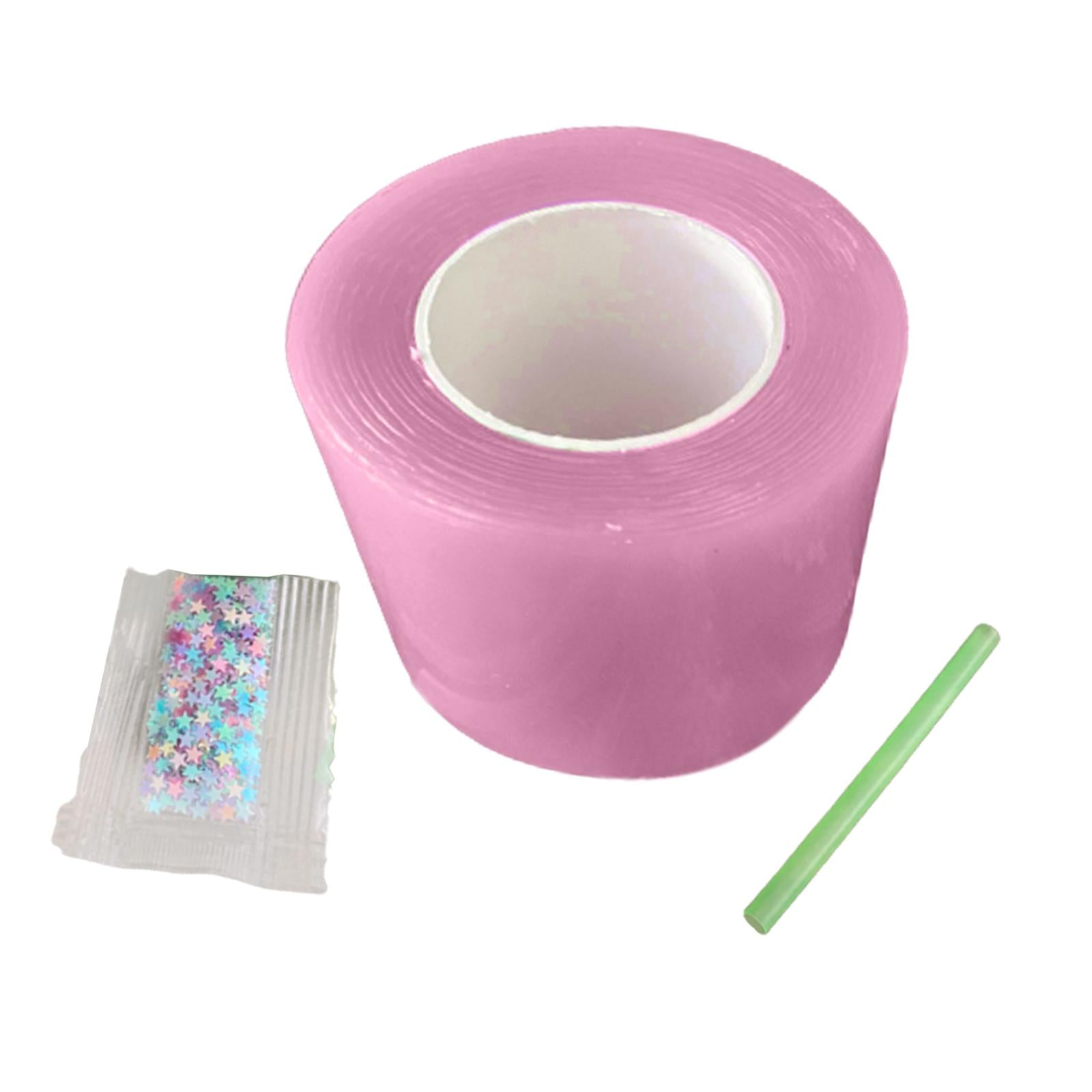 4xNano Mounting Tape Household Mounting Tape for Educational Toy Handmade Ball 1mmx4.5cmx1m violet