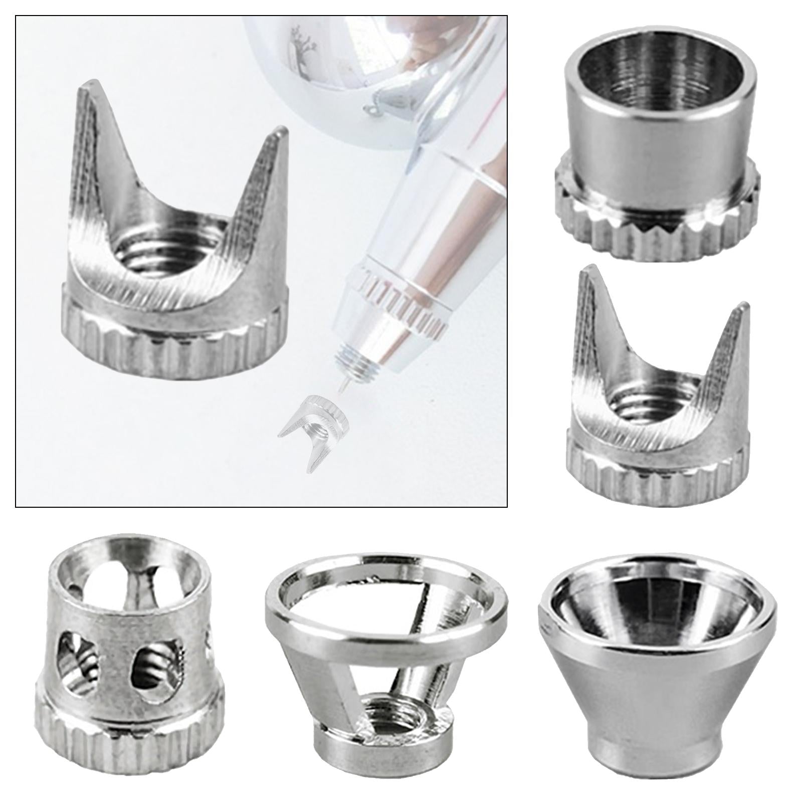 3xAirbrush Needle Cover Nozzle Tips Spray Tool Painting Machine Nozzle Caps Style A