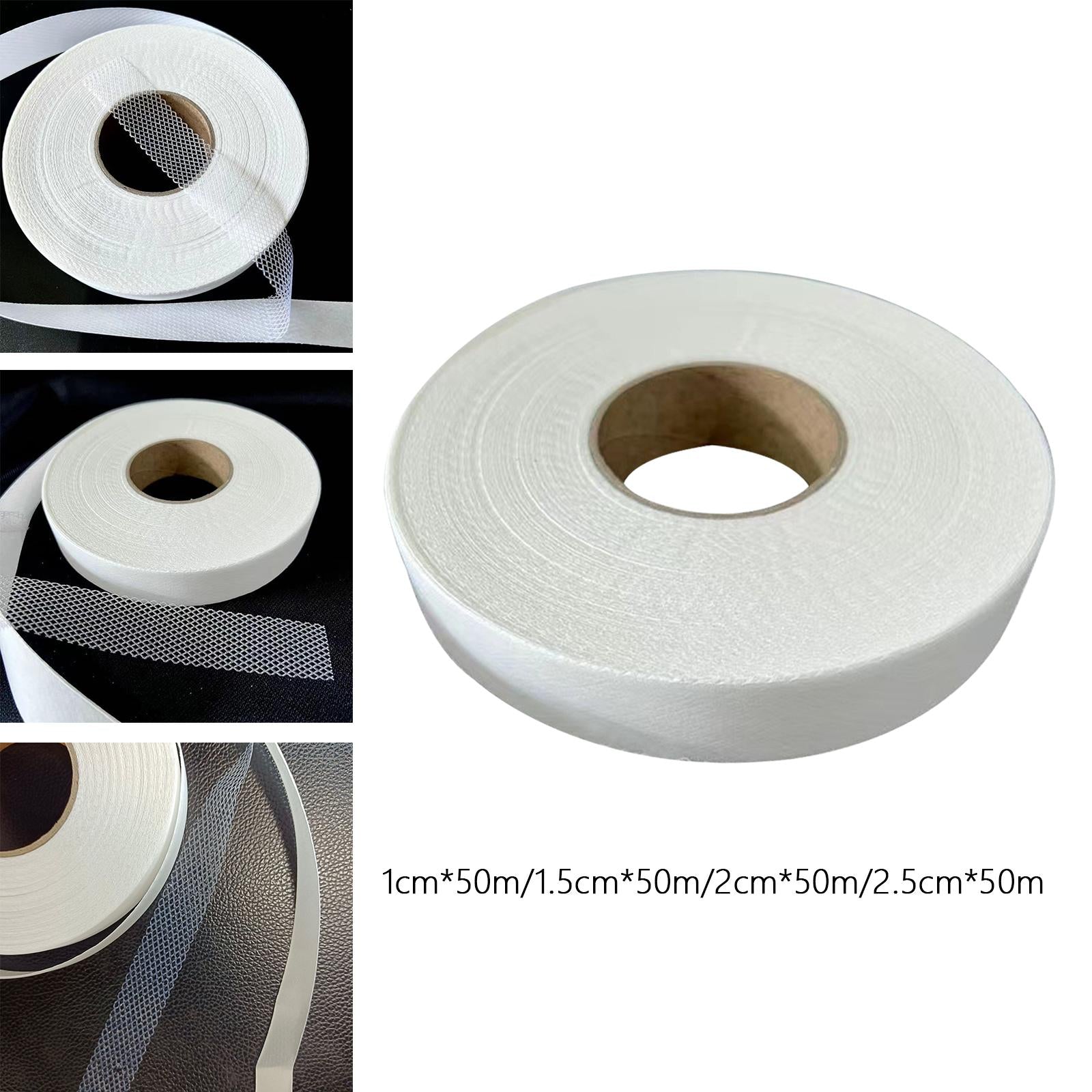 3xFabric Fusing Hemming Tape Cloth Tape Fabric Tape Patching Iron on Hem Tapes 1cmx50m